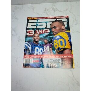 ESPN The Magazine March 6 2000 Isaac Bruce Marvin Harrison NFL Cover